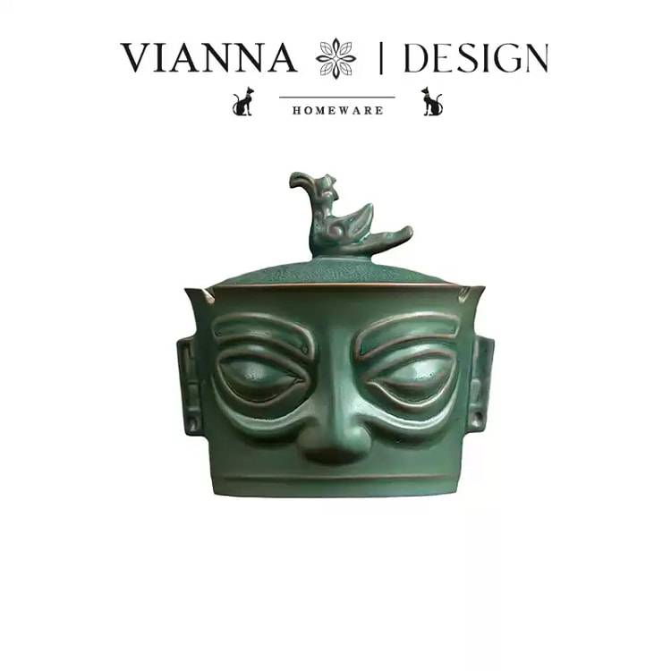 VIANNA|创意三星堆神鸟陶瓷烟灰缸 1 个