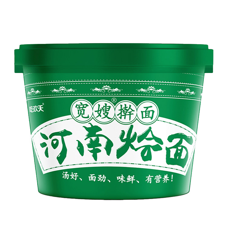 吃欢天 河南烩面宽嫂擀面宽面冲泡 119g*1桶