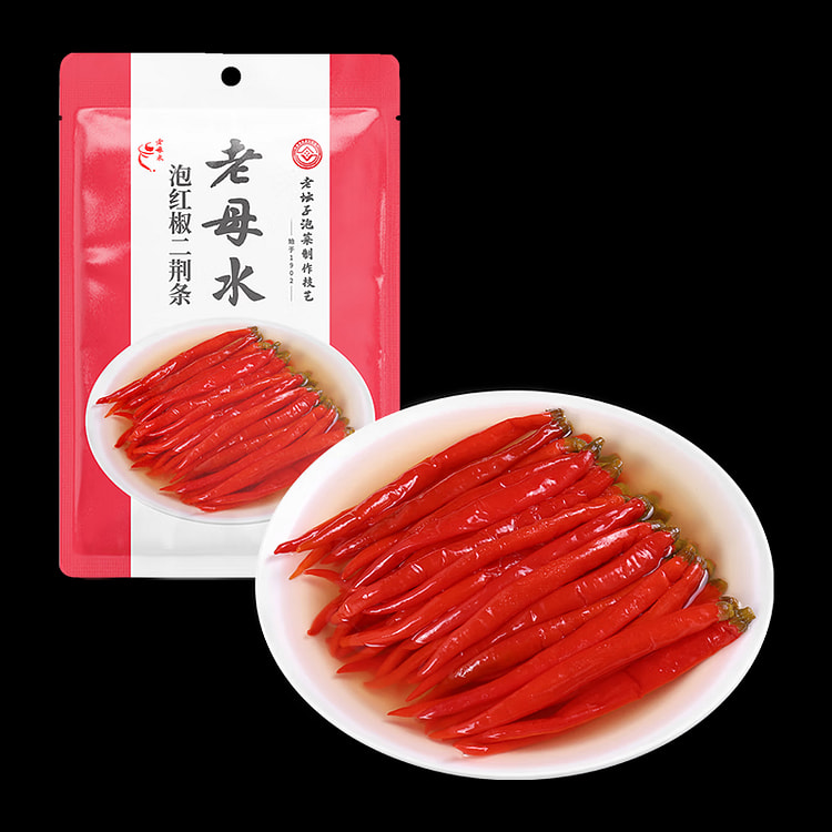 老坛子老母水泡二荆条200g  泡椒泡小米辣野山椒 泡二荆条200g
