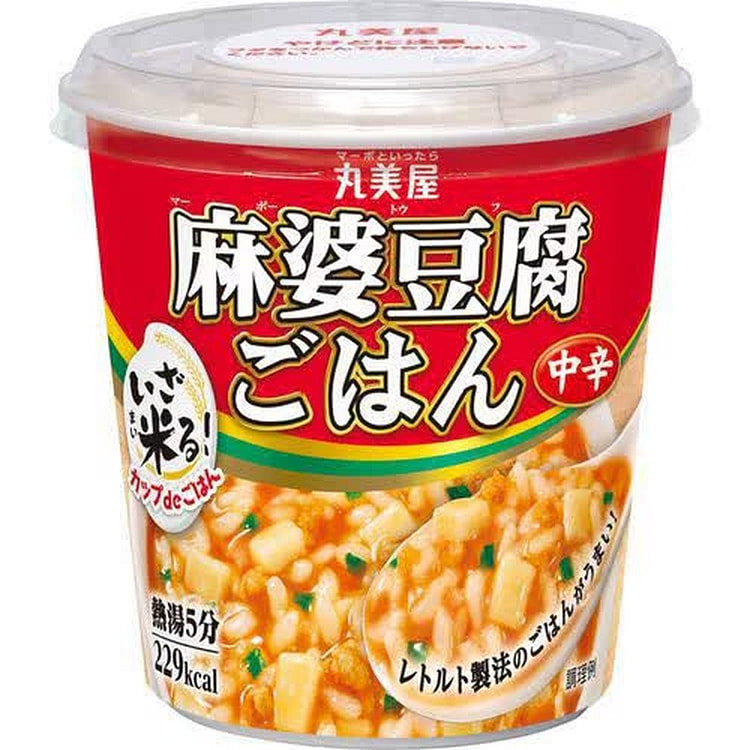 Marumiya Mapo Tofu Rice Medium Spicy Cup 107.4g 1 each
