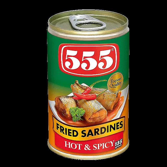 555 Fried Sardines Hot & Spicy