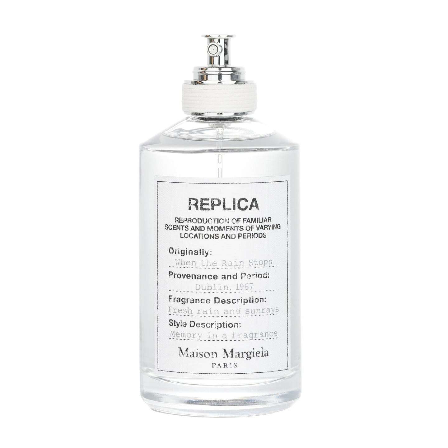Maison Margiela Replica When The Rain Stops Eau De Toilette Spray 100ml/3.4oz 100 ml