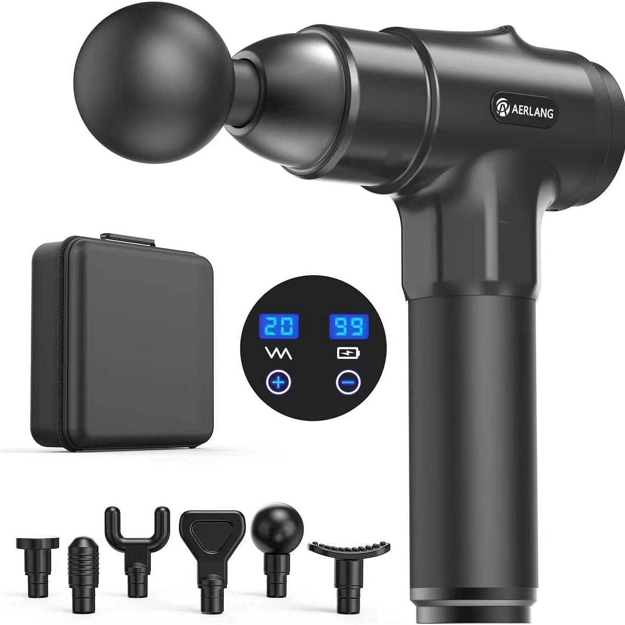 Massage Gun, Handheld Electric Deep Tissue Massager Muscle Massager, Women Men 1 each