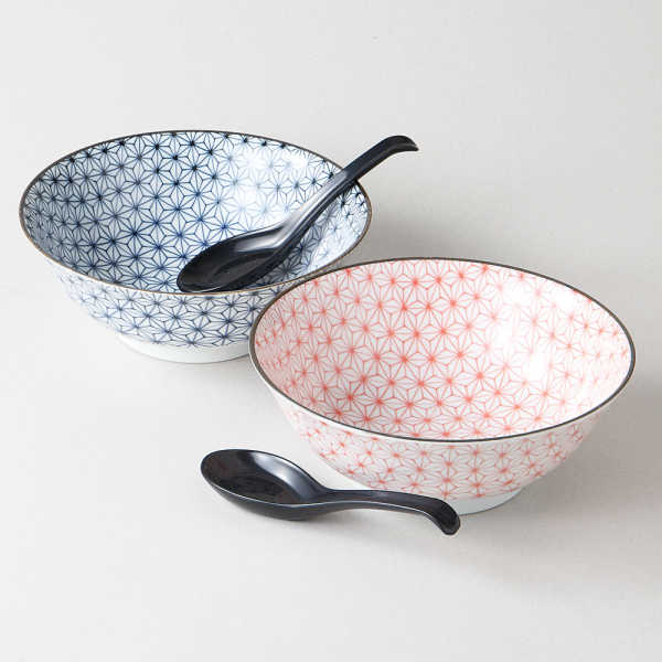 Donburi Ramen Bowl Gift Set with Spoons (Set of 2) 1 each