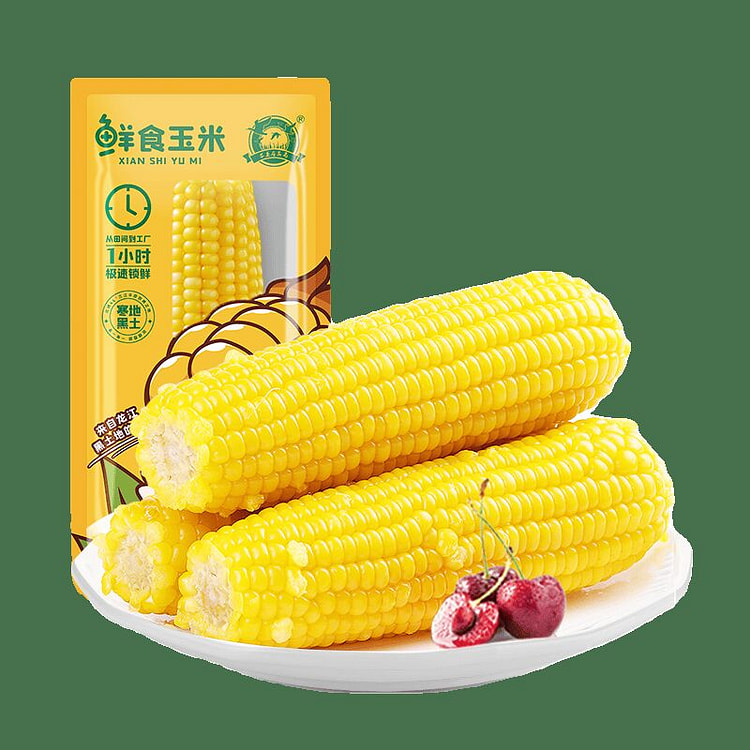 农垦东北糯甜玉米新鲜香甜 230g*3根 690 克