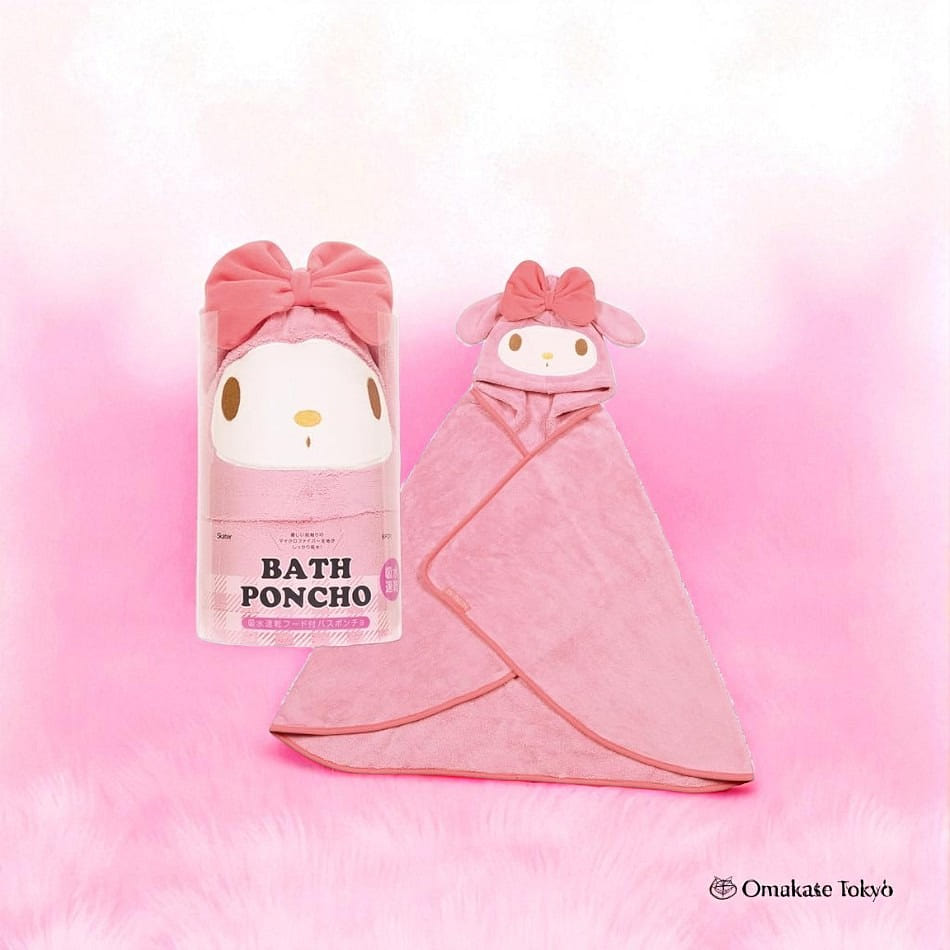 Skater Sanrio Hooded Bath Poncho Towel My Melody 300 g