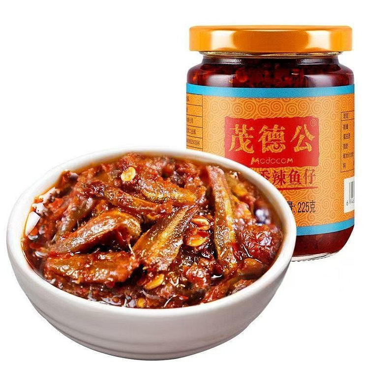 茂德公南派香辣鱼仔225g*1瓶 1 瓶