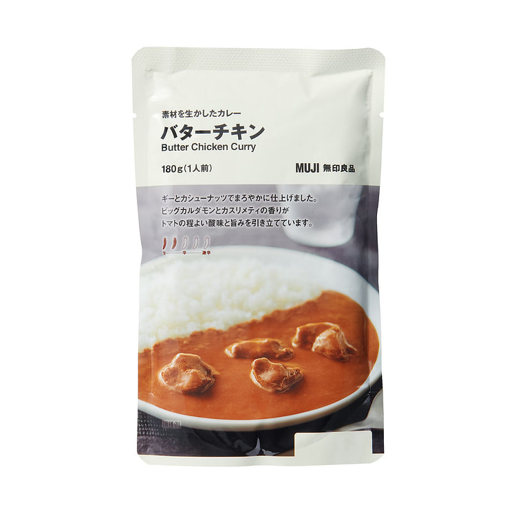 MUJI Butter Chicken Curry Sauce Spicy Instant 180g 1 each