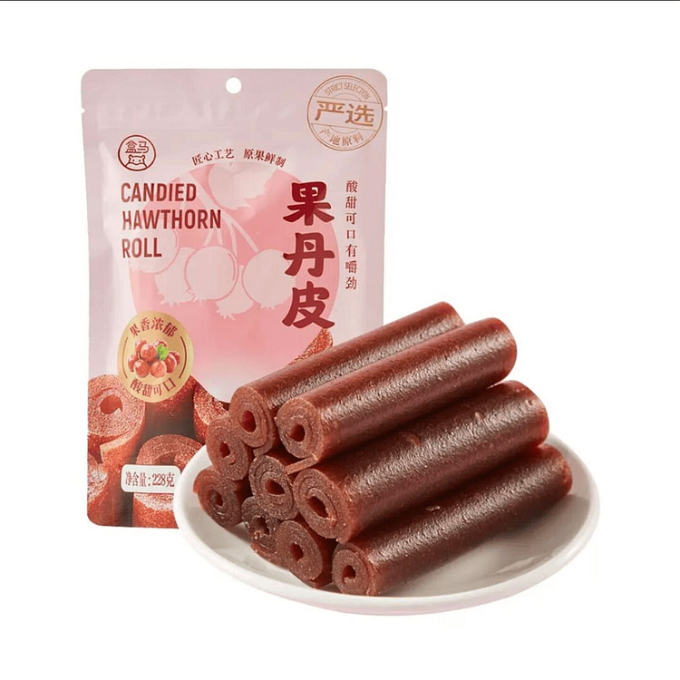 盒马果丹皮228g袋装酸甜有嚼劲 228 克