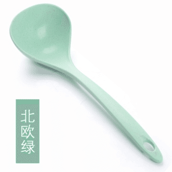 2 Count-Plastic Thickened Long-Handled Soup Ladle 2 カウント