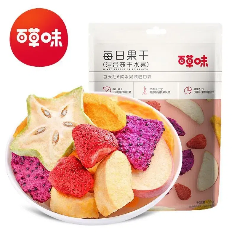 Freeze-dried and dried fruit mix snack 30g 30 g