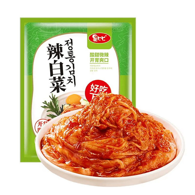 韩式辣白菜泡菜80g*3袋延边腌制朝鲜族咸菜酸甜 240 克