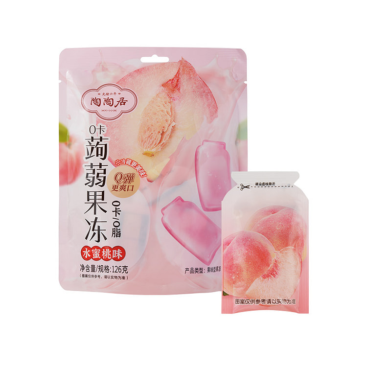 Tao Tao Ju Konjac Jelly 0 calorie Jelly Cool 126g*1 bag