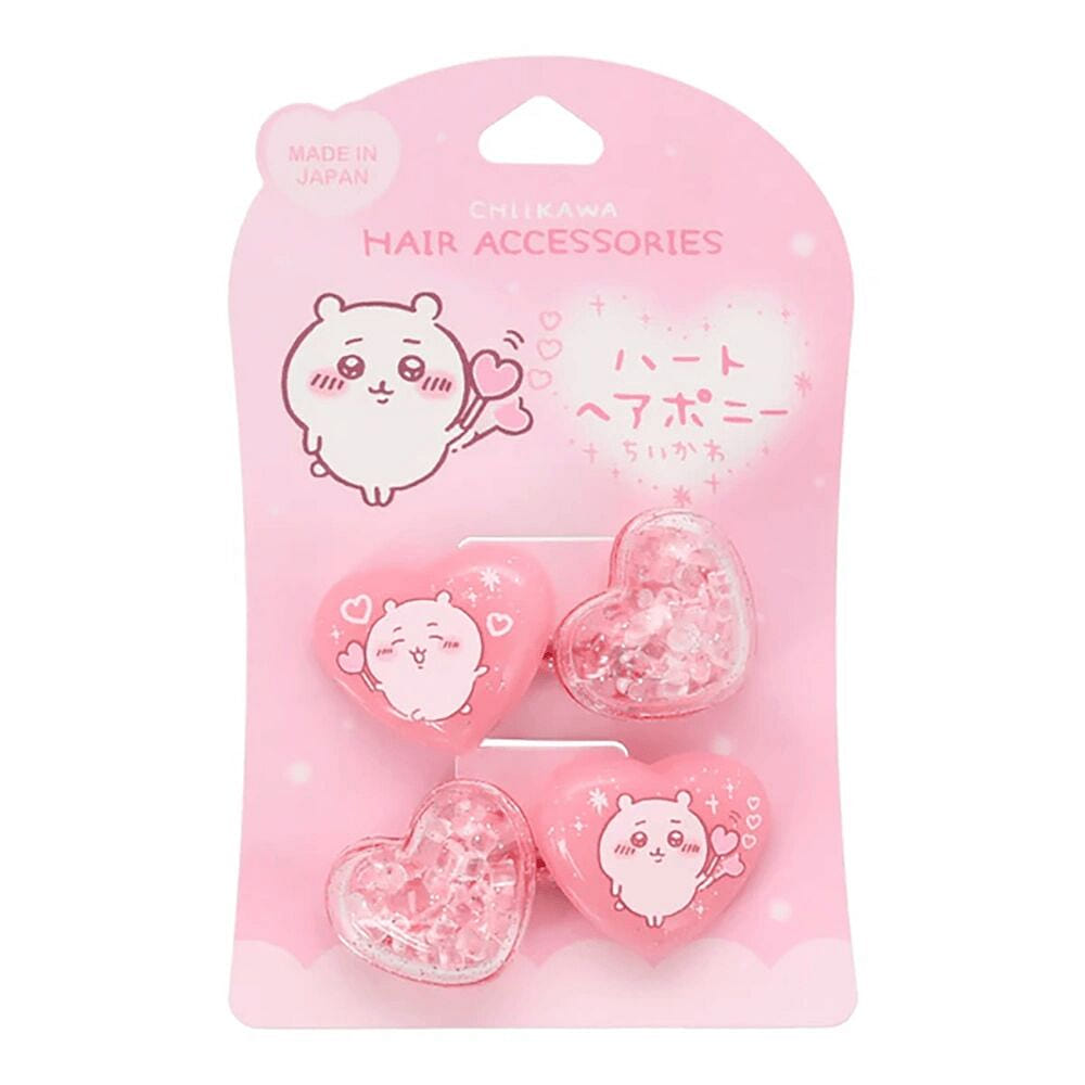SkaterXChiikawa Heart-Shaped Hair Tie 2pcs 2 count
