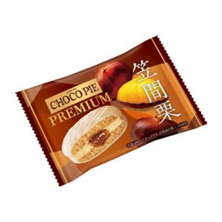 Premium Chestnut Cream-Filled Chocolate Pie 1pc 1 pack
