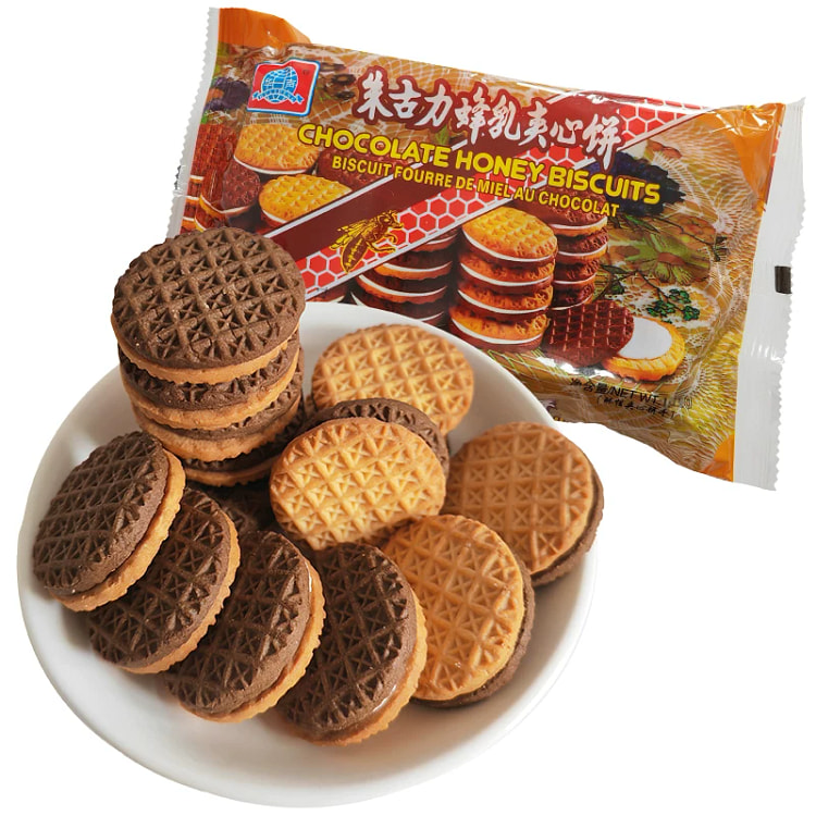 Huasheng chocolate honeycomb sandwich cake 187g 187 g