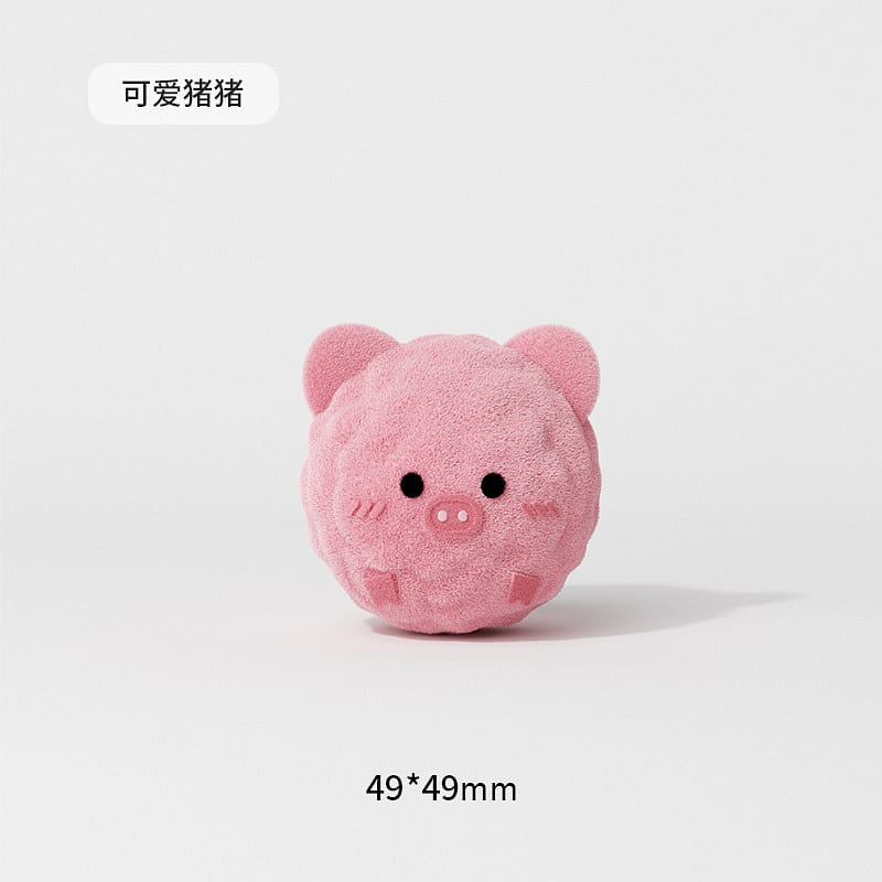 Dog toy pig bouncy ball 1 each