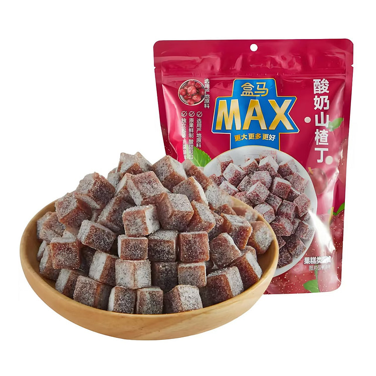 盒马MAX酸奶山楂丁728g