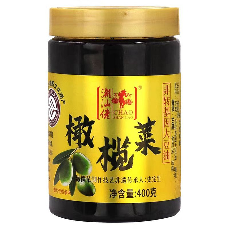 潮汕佬橄榄菜400g*1瓶正宗潮汕特产下饭菜