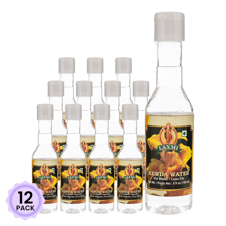 Laxmi Kewda White (Lotus Water) 5 fl.oz*12 pack