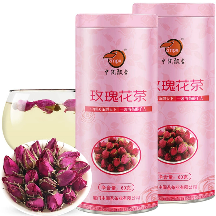 玫瑰花茶干花泡茶60g*1罐
