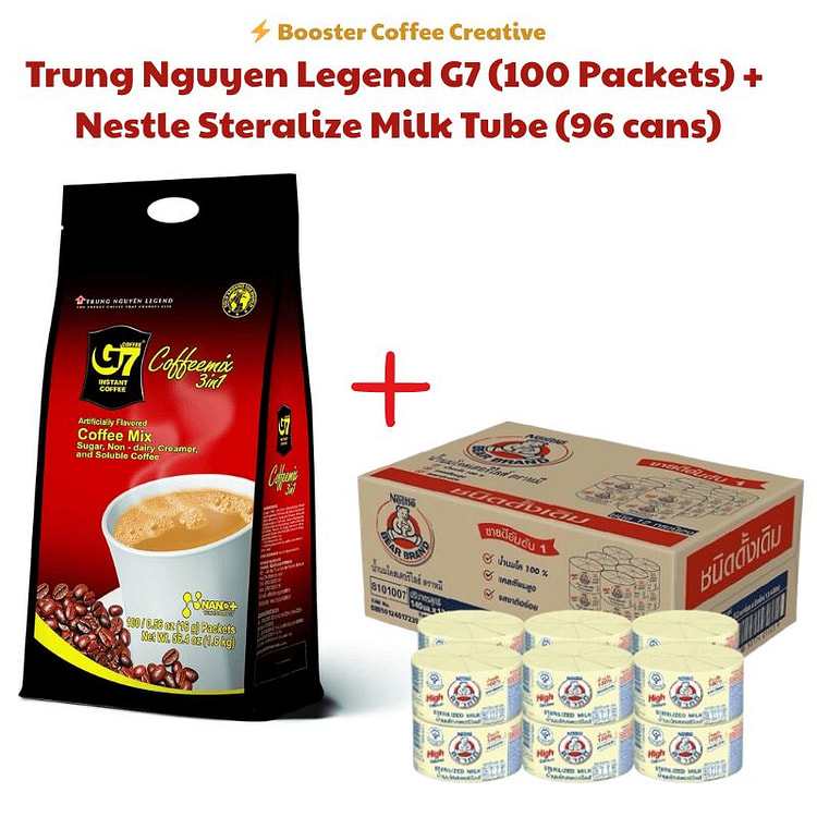 COMBO CÀ PHÊ SỮA GẤU THÁI LAN 1 gói