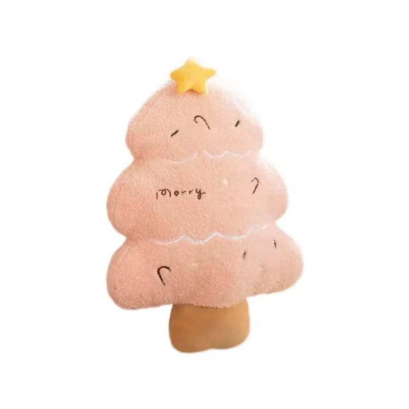 Christmas Tree Colorful Lines Throw Pillows Christmas Decoration -Pink(55cm) 1 each