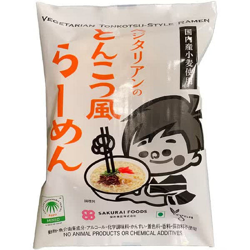 Sakurai Foods Vegetarian Tonkotsu Ramen 106g 1 each