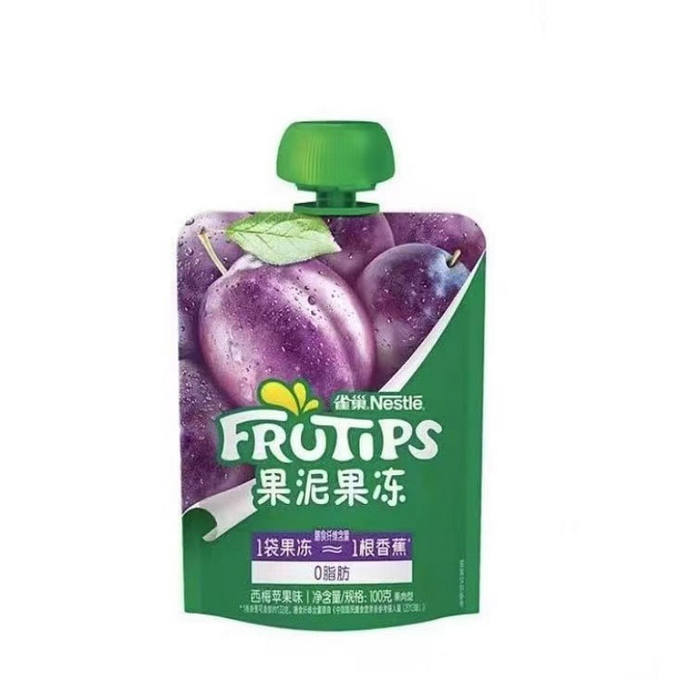 雀巢 1袋西梅苹果味果泥果冻0脂真果肉饮品休闲零食 100 克