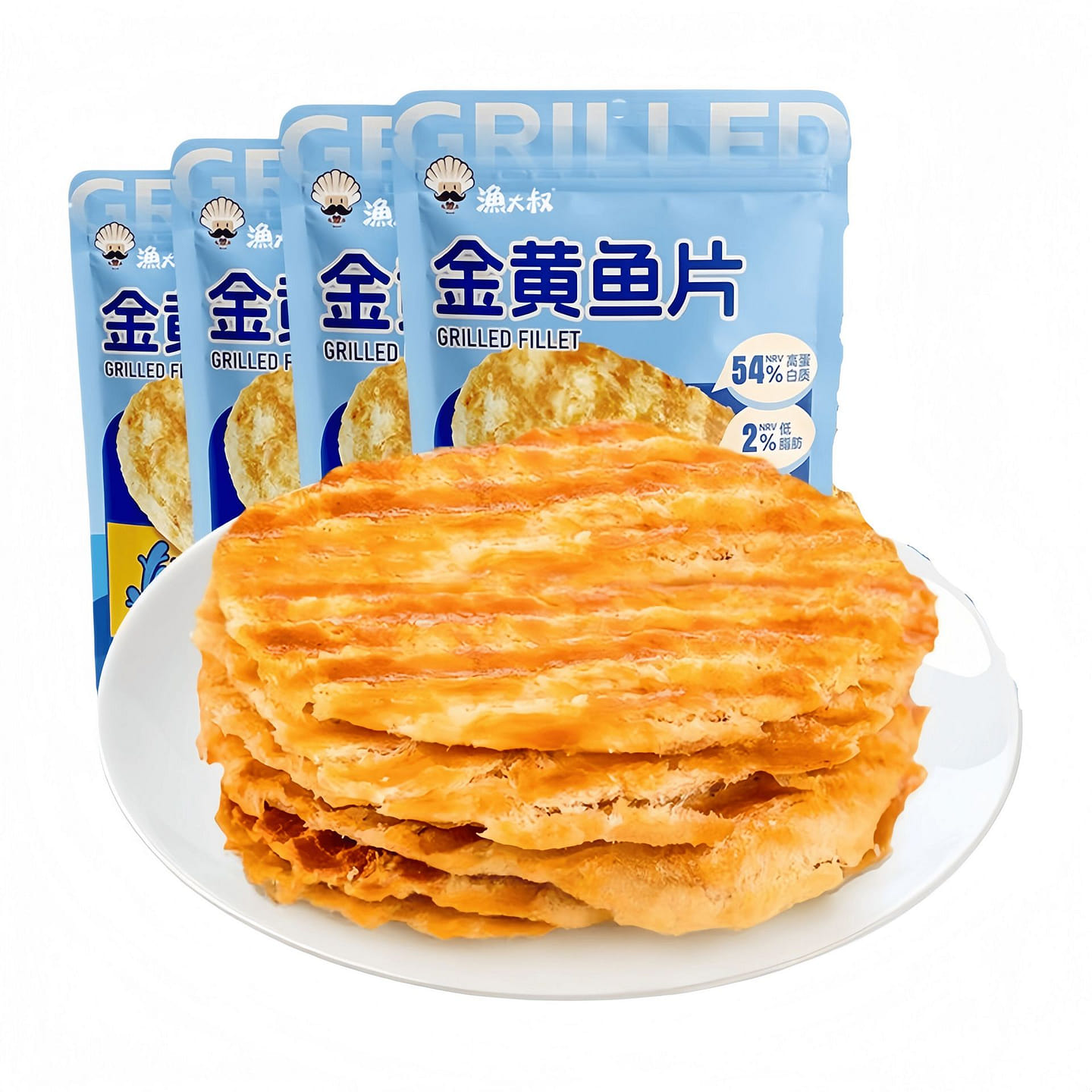 Mr. Crispy Fish Slices 55g*4 packs 220 g