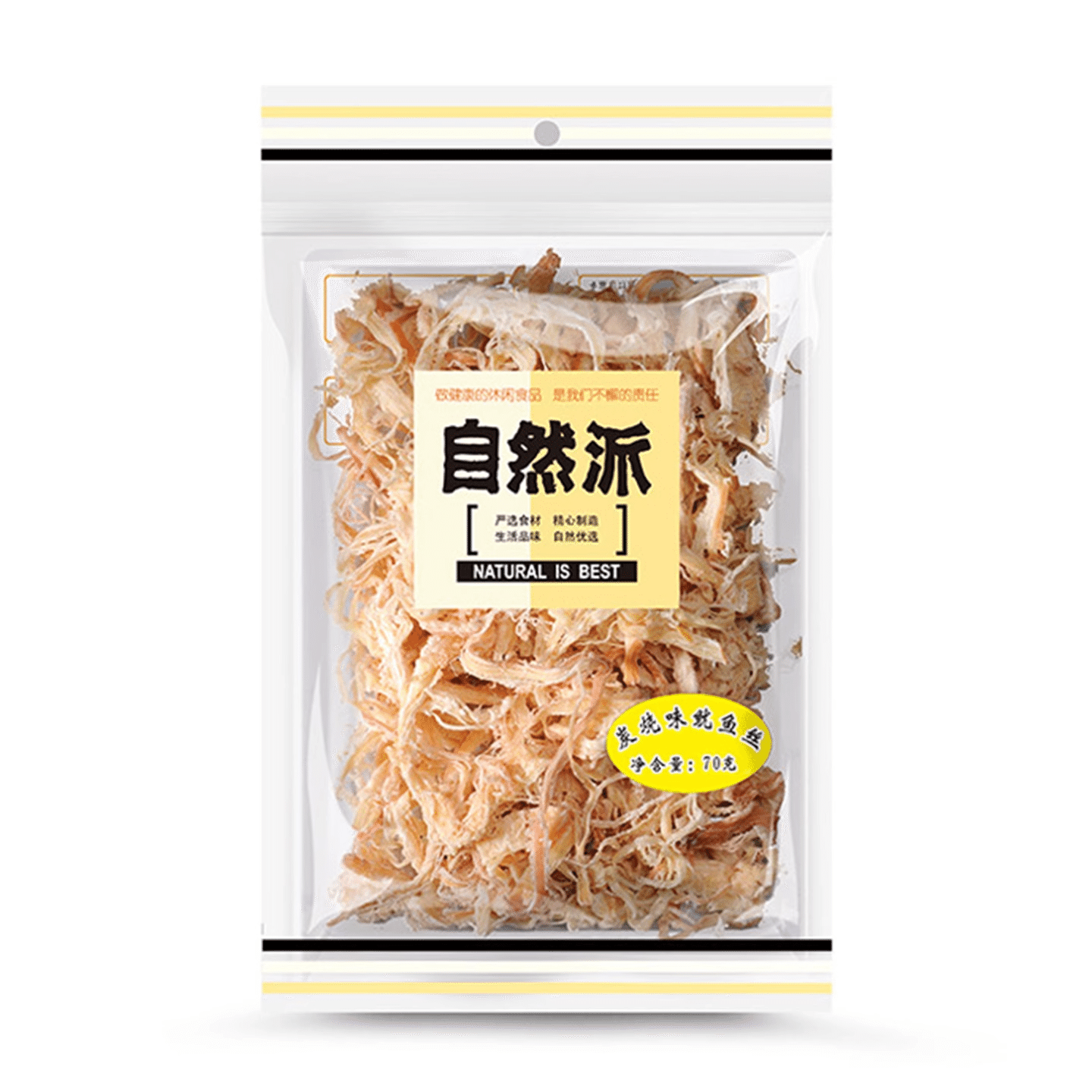 Natural Charcoal-Grilled Shredded Squid 70g*1 pack 70 g