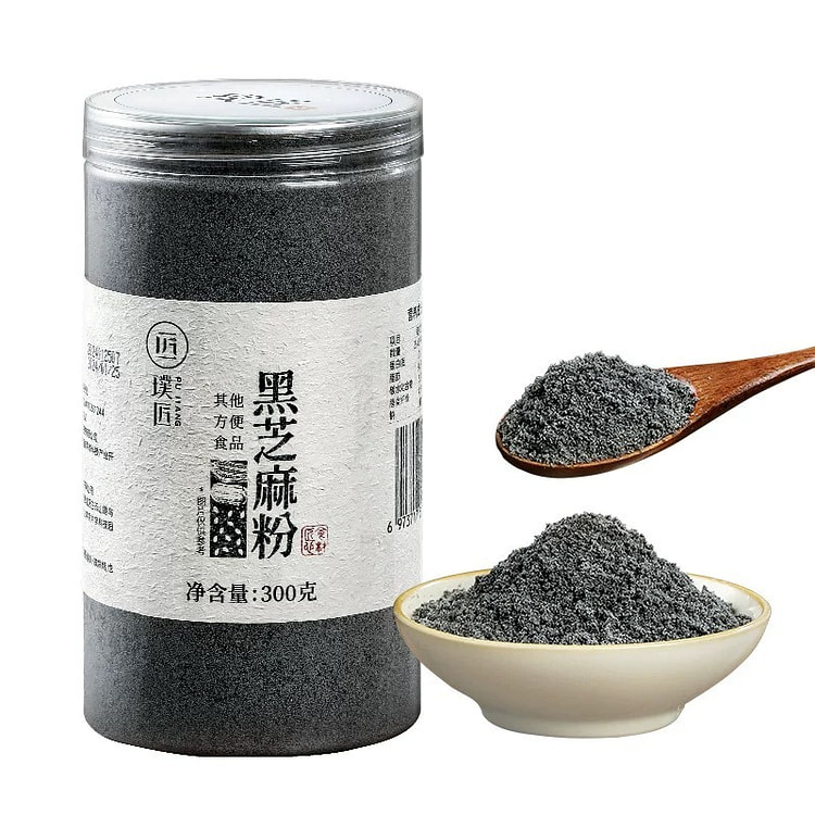 Pujiang Pure Black Sesame Powder 300 g