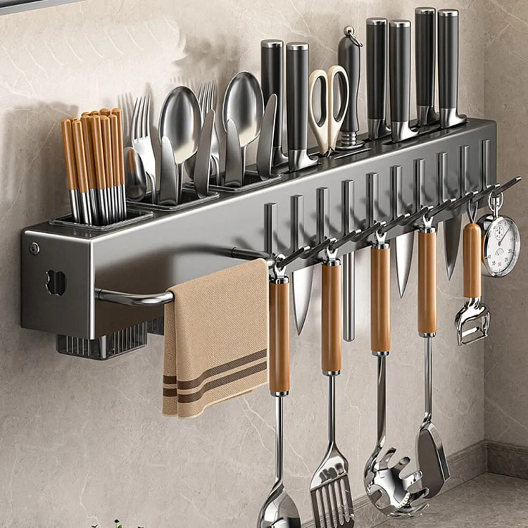 Wall-mounted Kitchen Supplies Tableware Storage S 1 box
