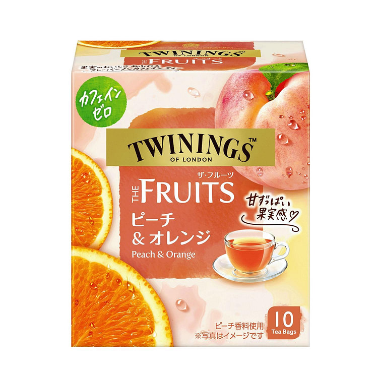 Kataoka THE FRUITS Tea Bags (Peach&Orange) 10 bags 1 box