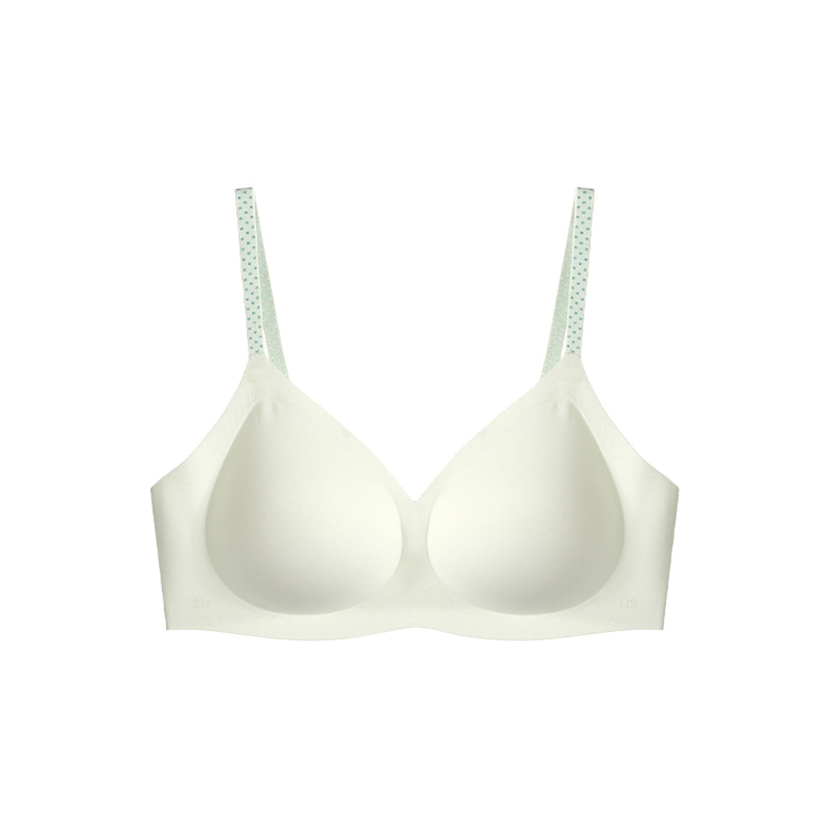 Ubras One size Comfort Mermaid V-Neck Wireless Bra-Ice Green 50 g