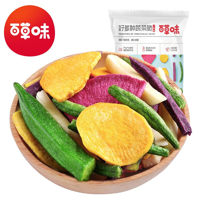 Baicao flavor Mixed 7 kinds of dried vegetables 60g/ bag 60 g