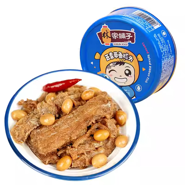 林家铺子五香带鱼罐头110g*1罐 110 克