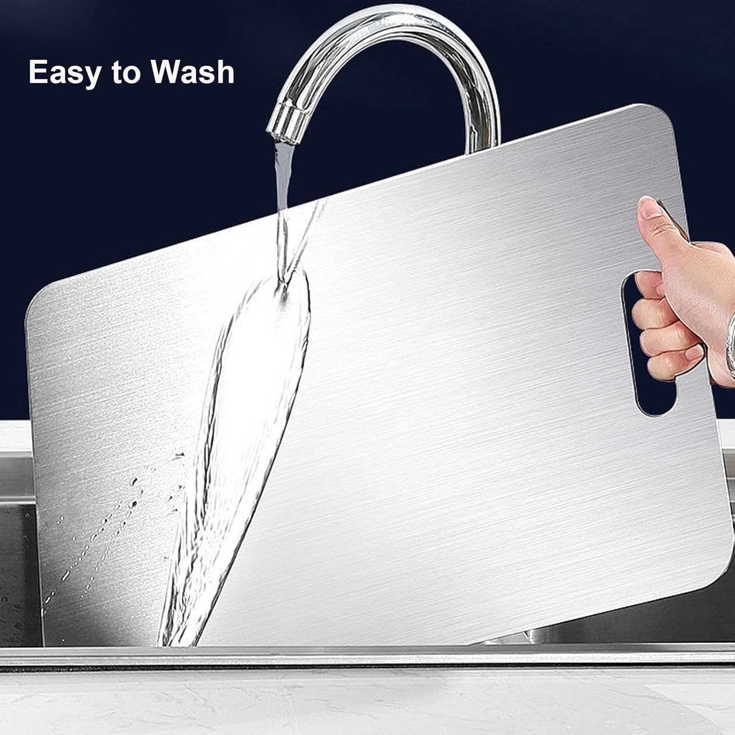 Cutting Boards for Kitchen Double Sided MetalSteel 1 count - Weee!