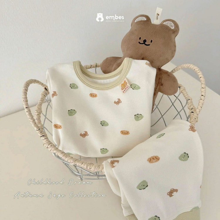Embes Soft Long Sleeves PJ Set For 18-24 Months 1 count
