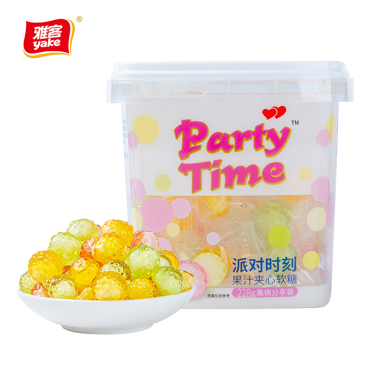 Yake Party Filled Gummy Bursting Candy 228g*1 box