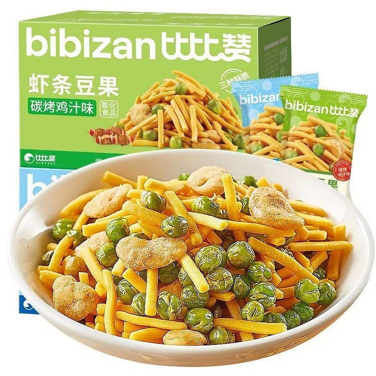 比比赞虾条豆果碳烤鸡汁味200克*盒 200 克