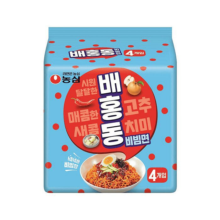 Nongshim Baekhongdong Cold - 137g x 4 Packs 548 g