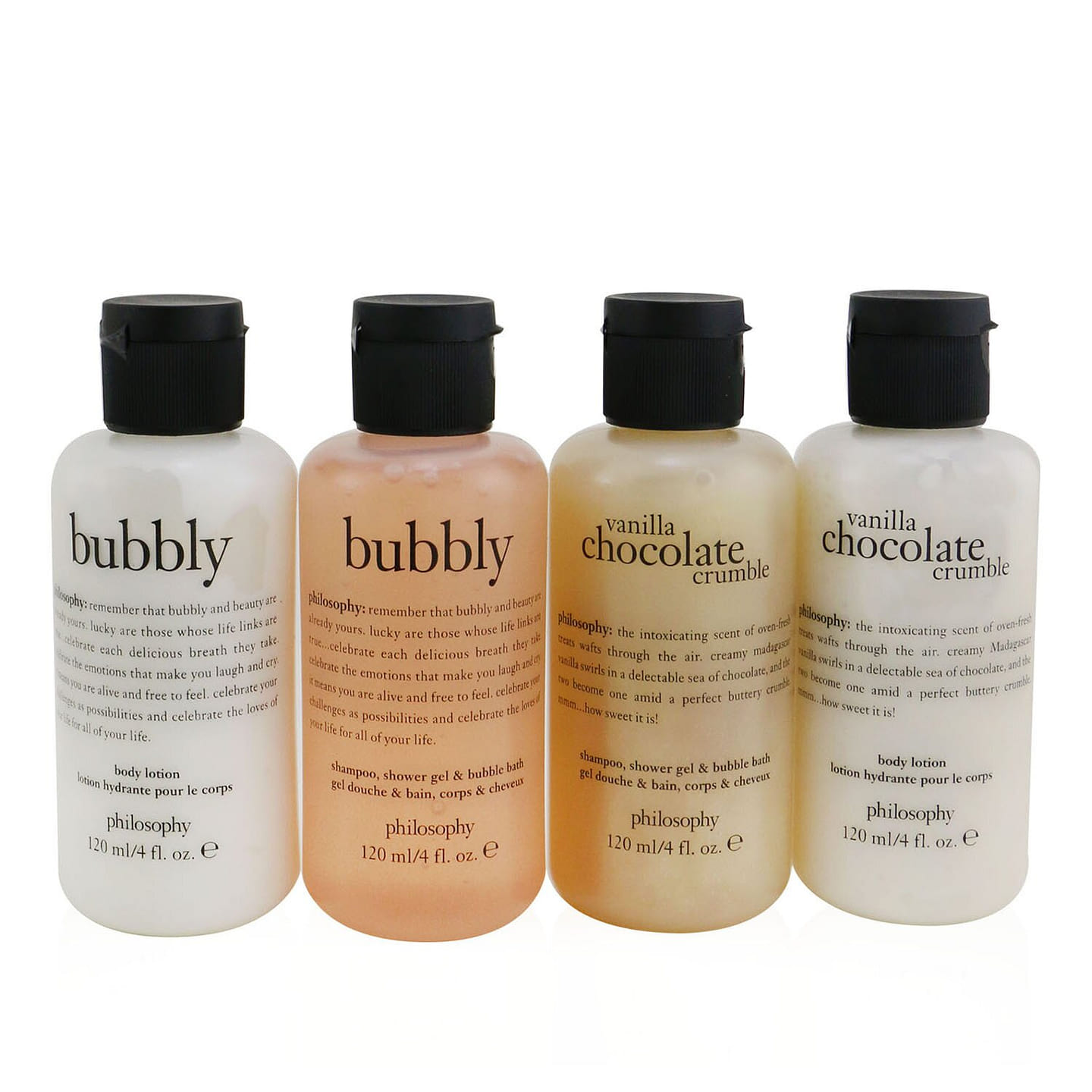Philosophy Sweetest Party Favors 4-Pieces Git Set 4x120ml/4oz 4 ml