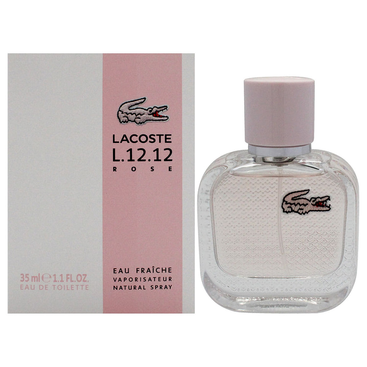 ラコステ オード L.12.12 ローズ オー フレーシュ by Lacoste 女性用 - 1.1 オンス EDT スプレー