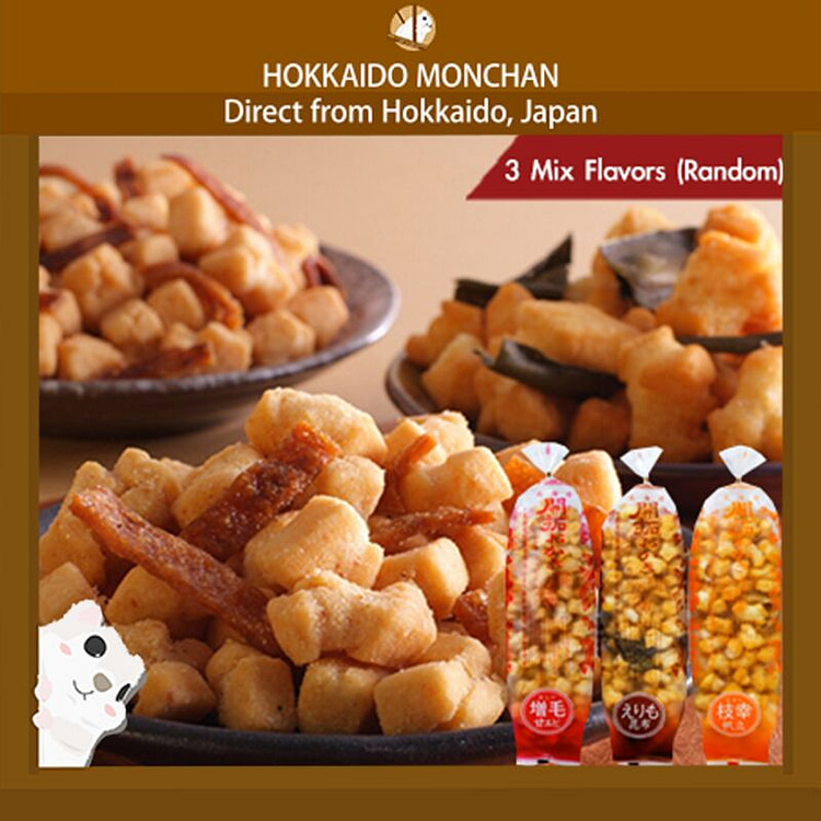 KITAKARO Rice Crackers Random Flavors 170g 3pcs