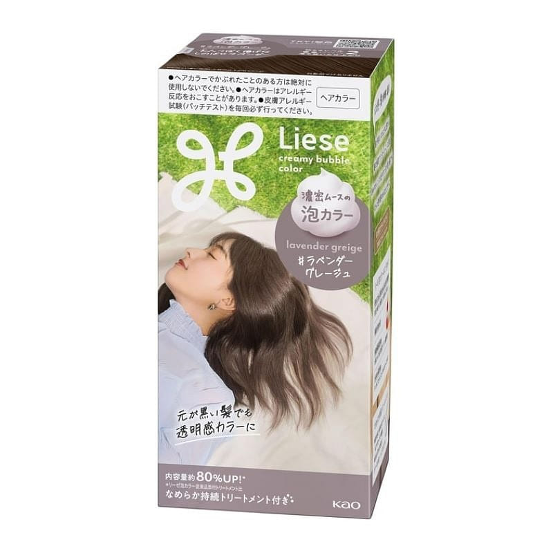 KAO Liese Foam Color Hair Dye - Lavender Greige 1 個