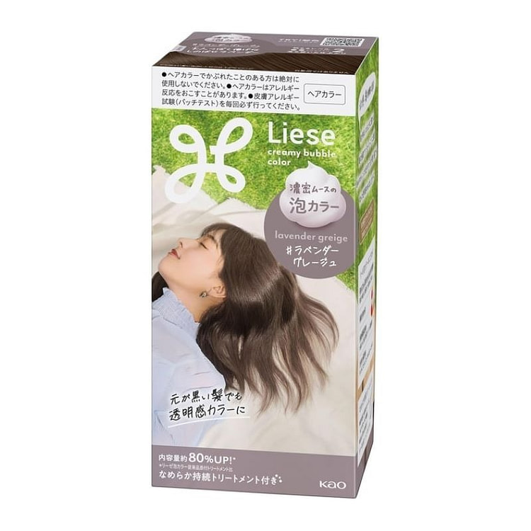 KAO Liese Foam Color Hair Dye - Lavender Greige