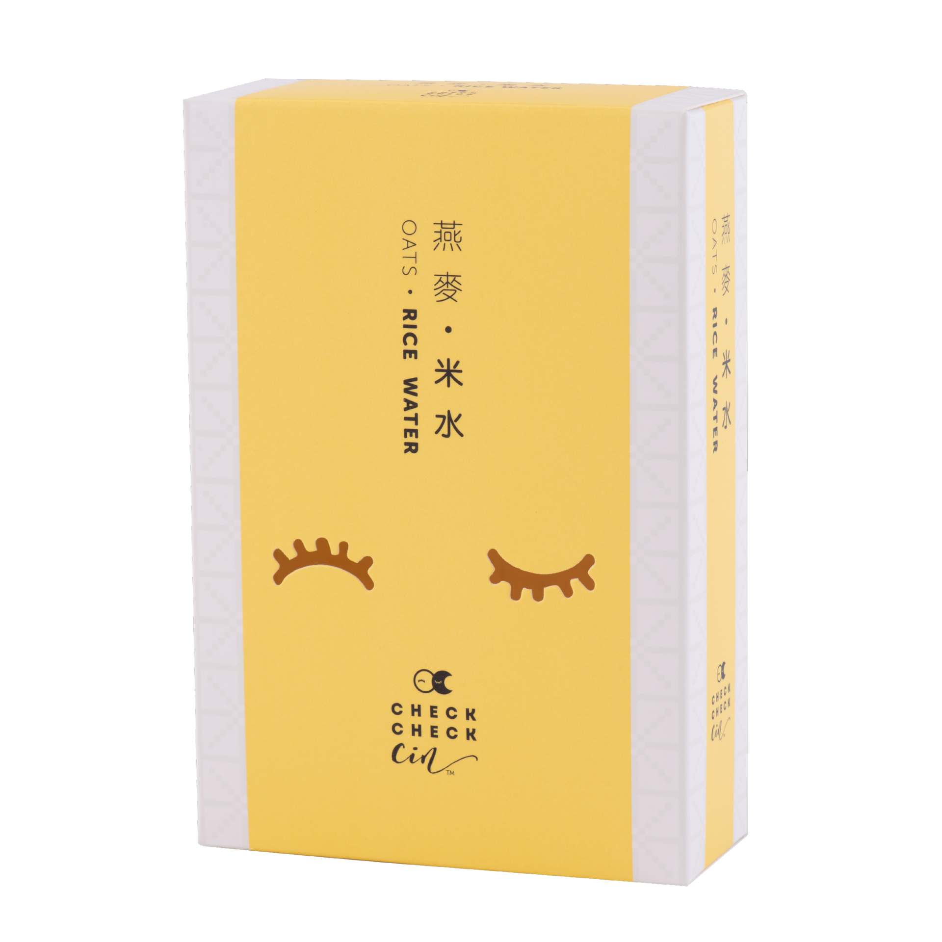 CHECKCHECKCIN Rice Water Oats 21g x 5 sachets 1 箱