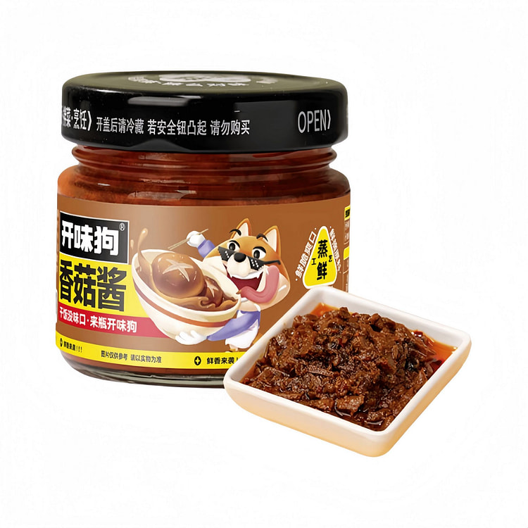 开味狗 香菇酱拌饭酱拌面酱 180g*1瓶 180 克