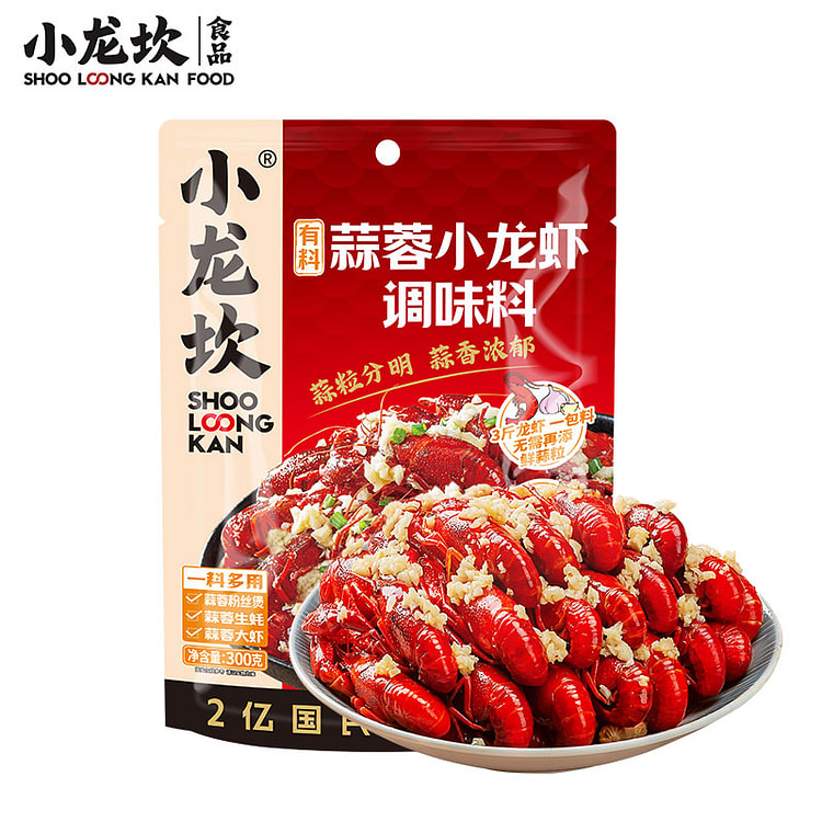 小龙坎 蒜蓉小龙虾调味料300g*1袋